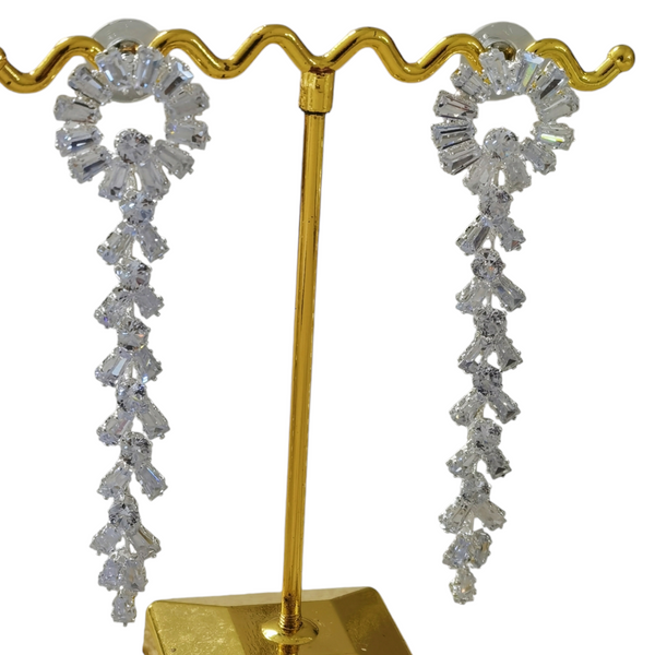 Arete plateado 