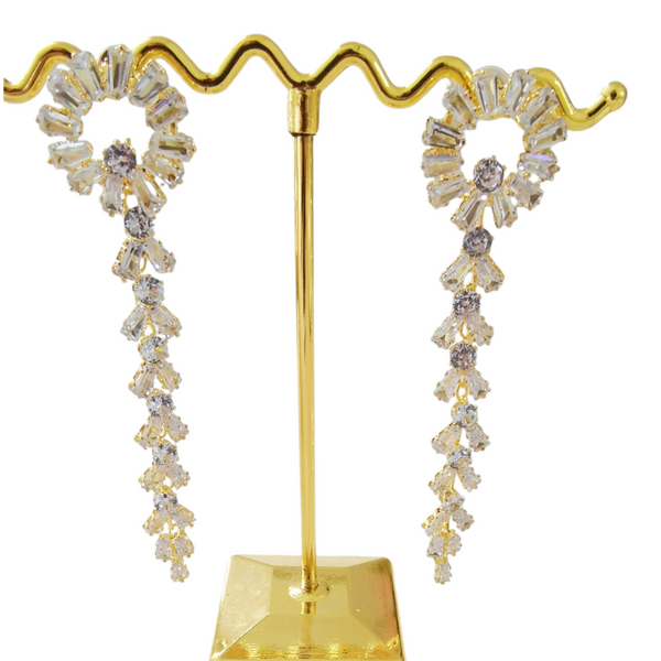Arete plateado 