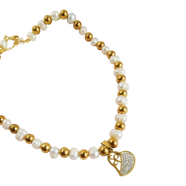 Collar perlas