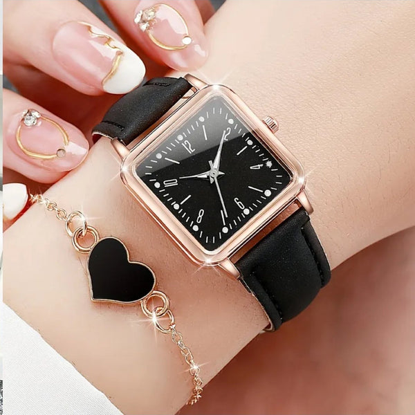 Reloj + pulsera de mujer