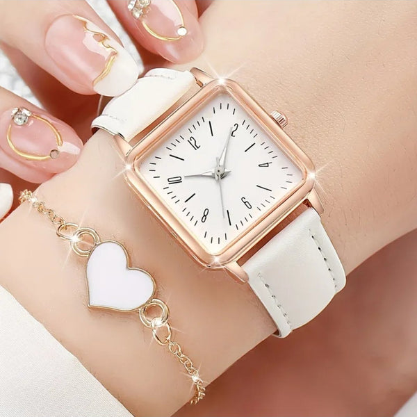 Reloj + pulsera de mujer