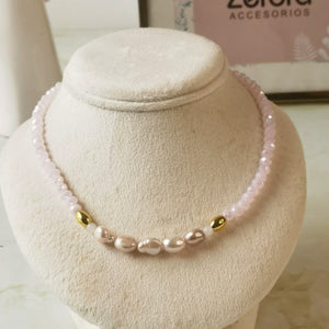Collar de perlas naturales