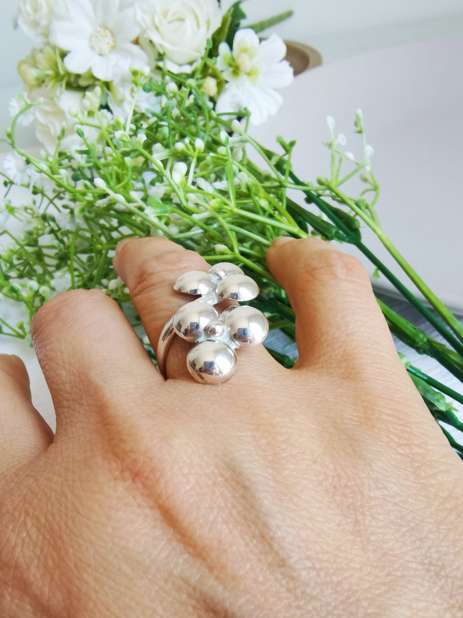 Anillo de plata 950