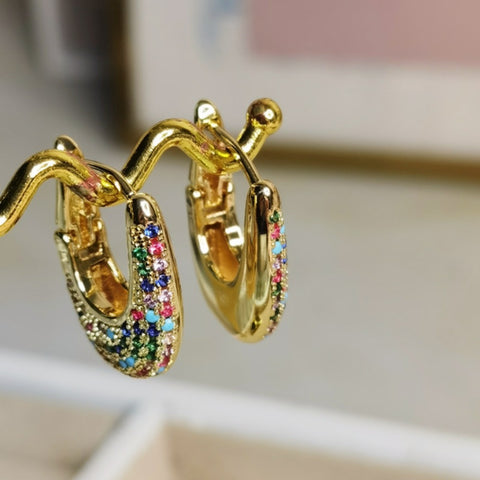 aretes chumky joyeria mujer