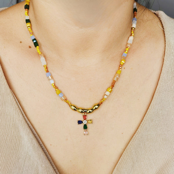 collar piezas unicas regalo hecho a mano