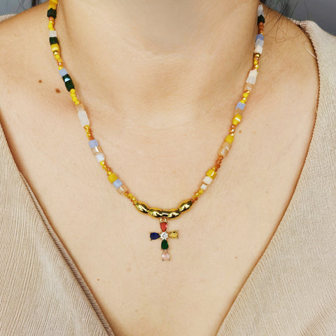 collar piezas unicas regalo hecho a mano