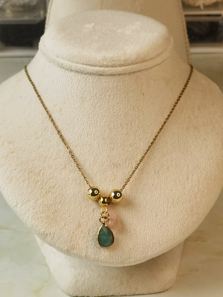 collar piedra naturales joyeria de mujer