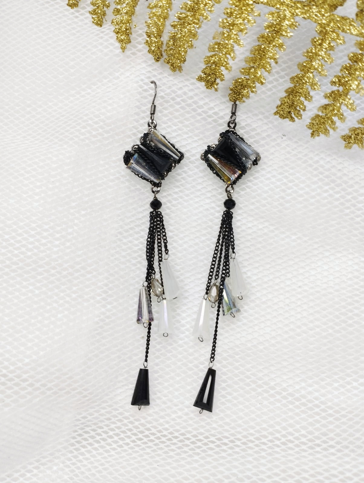 aretes largos