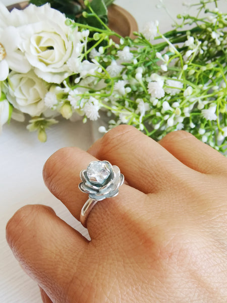 Anillo de plata 950